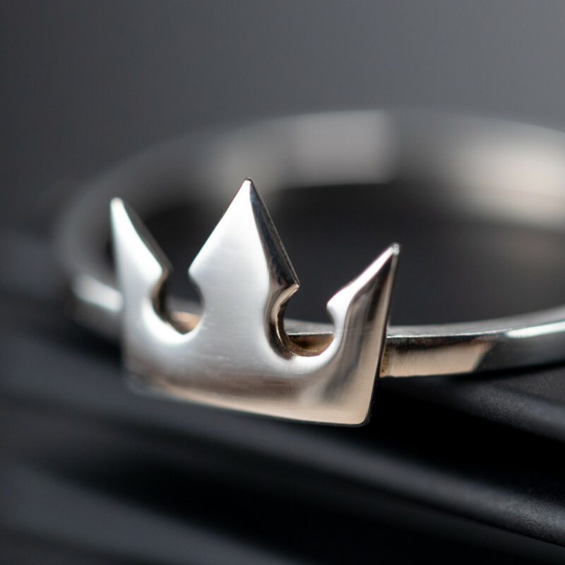 Anillo Light Ring hecho a mano en plata de ley.