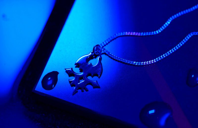 Penjoll Pin del jugador en plata de llei