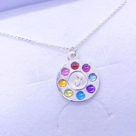 Colgante plata de ley Magical Marbles